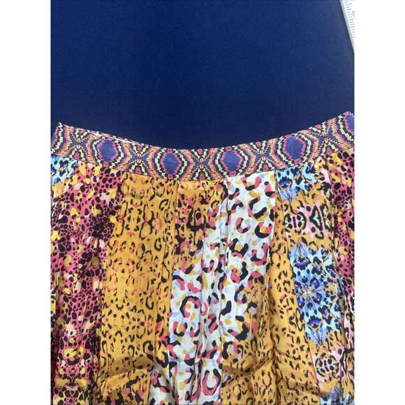 Bhanuni By Jyoti Anthropologie Panthera Animal Print Maxi Skirt Lined Full 6 - Picture 6 of 12